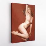 Marilyn Monroe Naked Model Canvas American Model Wall Artwork Hangings - Image 5