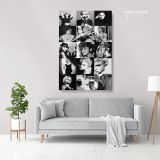 Modanna 80s Amazing Albums Collage Print Poster in Canvas Rolled Canvas