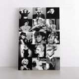 Modanna 80s Amazing Albums Collage Print Poster in Canvas Rolled Canvas - Image 2