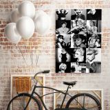 Modanna 80s Amazing Albums Collage Print Poster in Canvas Rolled Canvas - Image 6