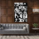 Modanna 80s Amazing Albums Collage Print Poster in Canvas Rolled Canvas - Image 7