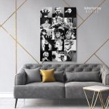 Modanna 80s Amazing Albums Collage Print Poster in Canvas Rolled Canvas - Image 4