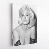 Young Modanna Sexy Print Poster in Canvas, Rolled Canvas - Image 5