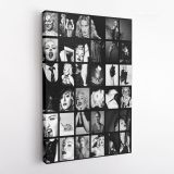 Modanna 80s Albums Collage Print Poster in Canvas Rolled Canvas - Image 4