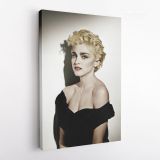 Modanna Young Print Poster in Canvas Rolled Canvas Madonna Young Sexy Pop Singer Art - Image 5