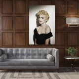 Modanna Young Print Poster in Canvas Rolled Canvas Madonna Young Sexy Pop Singer Art - Image 7