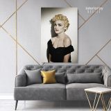 Modanna Young Print Poster in Canvas Rolled Canvas Madonna Young Sexy Pop Singer Art - Image 4