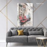 Watercolor Painting City Canvas Wall Art - Image 6