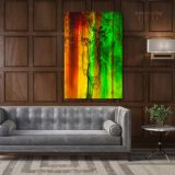 Abstract Canvas Acrylic Colors And Ink In Water Canvas Wall Art - Image 6