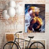 Miss Marvel Fantasy Art & Abstract Canvas Wall Art - Image 5