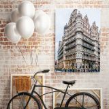 Portrait Russell Square Park in London England Canvas Wall Art - Image 4