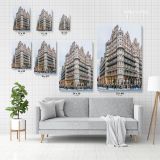 Portrait Russell Square Park in London England Canvas Wall Art - Image 5