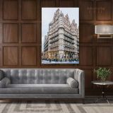 Portrait Russell Square Park in London England Canvas Wall Art - Image 3
