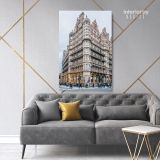 Portrait Russell Square Park in London England Canvas Wall Art - Image 6