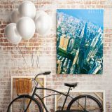 Birds-eye view Portrait Canvas Wall Art - Image 3