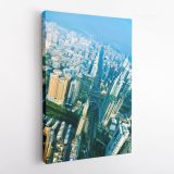 Birds-eye view Portrait Canvas Wall Art