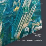 Birds-eye view Portrait Canvas Wall Art - Image 7