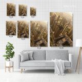 Portrait Photography City Building Background Canvas Wall Art - Image 4