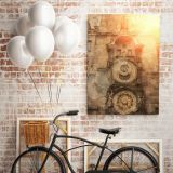 Portrait Modern Canvas Photography Clock Building Canvas Wall Art - Image 3
