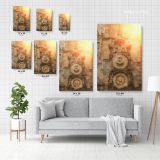 Portrait Modern Canvas Photography Clock Building Canvas Wall Art - Image 4