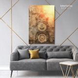 Portrait Modern Canvas Photography Clock Building Canvas Wall Art - Image 6