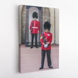 Royal Guard at Buckingham Palace Portrait Canvas Wall Art