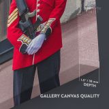 Royal Guard at Buckingham Palace Portrait Canvas Wall Art - Image 7
