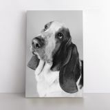 Cute Dog Portrait Pet Dog Canvas Wall Art - Image 2