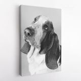 Cute Dog Portrait Pet Dog Canvas Wall Art - Image 4