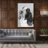 Cute Dog Portrait Pet Dog Canvas Wall Art - Image 6