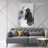 Cute Dog Portrait Pet Dog Canvas Wall Art - Image 7