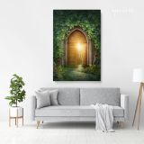 Magic Door Mystic Fairy of Life Enchanted Lights Posters Canvas Wall Art