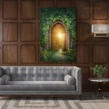 Magic Door Mystic Fairy of Life Enchanted Lights Posters Canvas Wall Art - Image 6