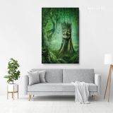Mystic Fairy Tree of Life Enchanted Posters Canvas Wall Art