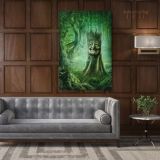 Mystic Fairy Tree of Life Enchanted Posters Canvas Wall Art - Image 6