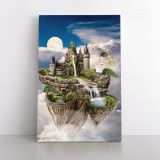 Sky Castle Blank Mystic Fairy Fantasy Posters Canvas Wall Art - Image 2
