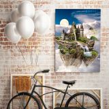 Sky Castle Blank Mystic Fairy Fantasy Posters Canvas Wall Art - Image 5