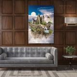Sky Castle Blank Mystic Fairy Fantasy Posters Canvas Wall Art - Image 6