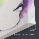 Creative Modern Women Watercolor Painting Posters Print Canvas with Frame - Image 8