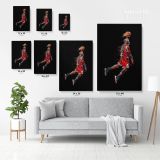 Michael Jordan Poster Basketball Canvas Wall Art - Image 4