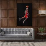 Michael Jordan Poster Basketball Canvas Wall Art - Image 5