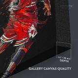 Michael Jordan Poster Basketball Canvas Wall Art - Image 7