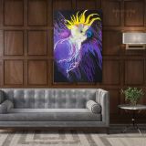Bird Psittacidae Parrot Print Canvas with Frame - Image 6