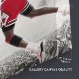 Michael Jordan Last Game Shot Basketball Canvas Wall Art - Image 6