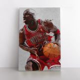 Michael Jordan Basketball Canvas with Frame or Rolled Canvas Kids Gaming Zone for Home Decor - Image 2