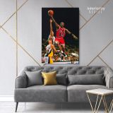 Michael Jordan Basketball Canvas with Frame or Rolled Canvas Kids for Gaming Zone - Image 6
