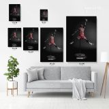 Michael Jordan Basketball Canvas with Frame or Rolled Canvas - Image 5