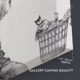 Banksy Donates New Artwork Celebrating Health Care Workers to British Hospital Canvas Wall Art - Image 6