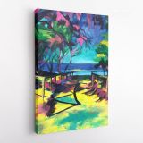 Walk to Beech Painting Print Poster Canvas with Frame or Rolled Canvas - Image 4