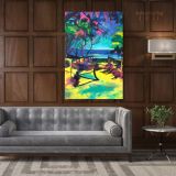 Walk to Beech Painting Print Poster Canvas with Frame or Rolled Canvas - Image 5